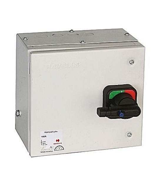 Havells Rotary Changeover Switch 100amp 4 Pole
