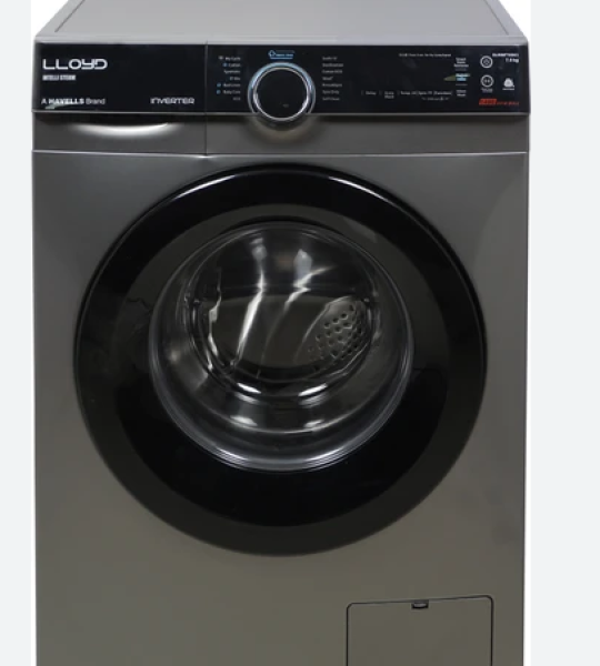 Lloyd  7 kg washing machine  with Steam, inverter Fully Automatic Front Load Silver (LWMF70DK1 IntelliSteam)