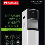 Havells Polaris Top Load Water Dispenser - Hot, Cold & Normal Water, Food-Grade ABS Body, Stainless Steel Tank, LED Indicator, Child Lock, Removable Drip Tray