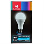 Havells LED 9W INVERTER BULB (Cool White 6500K, B22) with 3 Dimmable mode option | B22